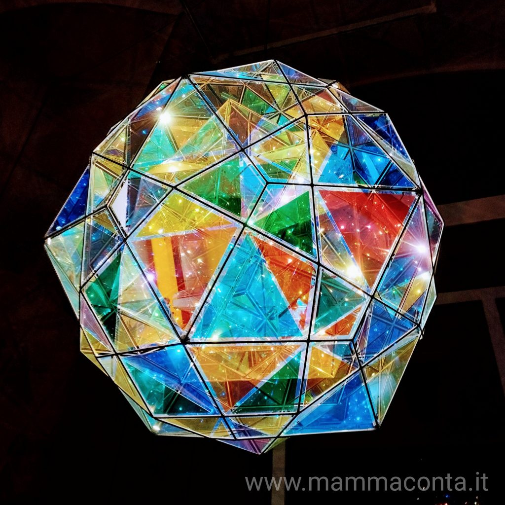 Firefly double-polyhedron sphere experiment